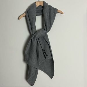 Lafayette Collection Knit Gray Scarf